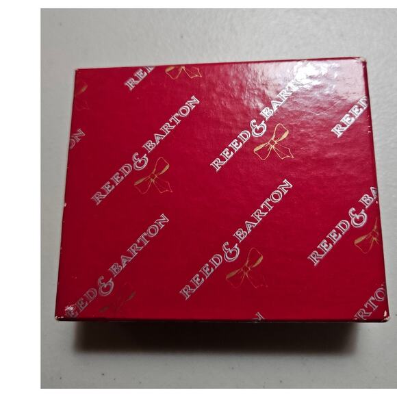 Reed and Barton Lead Crystal Ornament Sterling Silver Partridge Bird  red rope - Picture 5 of 6